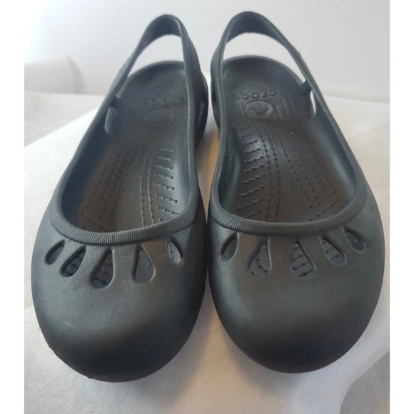 CROCS Shoes - Crocs Malinda Slingback Ballet Flat Shoes Womens Size 9 Kadee